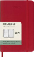 MOLESKINE 2025 S weekly, soft plate, red - Planner