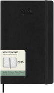 MOLESKINE 2025 L horizontal weekly, soft plates, black - Planner