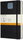 Hard cover, lined, black