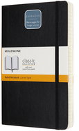 MOLESKINE L expanded, měkké desky, linkovaný, černý - Zápisník