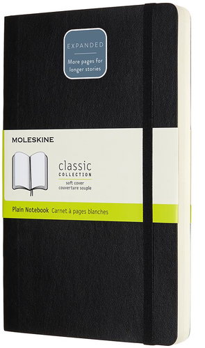 MOLESKINE L expanded, soft plates, clean, black - Journal - Main image