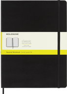 MOLESKINE XL, hardboard, square, black - Journal