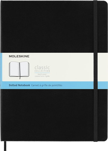 MOLESKINE XL, fester Einband, gepunktet, schwarz - Notizbuch - Hauptbild