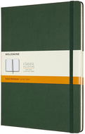 MOLESKINE XL, fester Einband, liniert, grün - Notizbuch