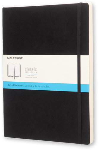 MOLESKINE XL, weicher Einband, gepunktet, schwarz - Notizbuch - Hauptbild