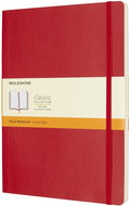 MOLESKINE XL, měkké desky, linkovaný, červený - Zápisník