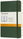 Soft cover, lined, green