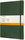 Soft cover, lined, green