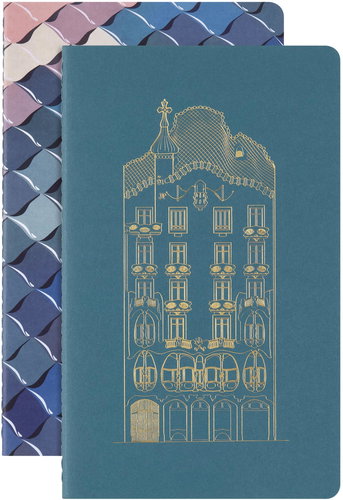MOLESKINE Casa Batlló L, blanko- 2er-Pack - Heft - Hauptbild