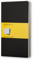 MOLESKINE S, čtverečkovaný, černý - balení 3 ks