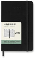 MOLESKINE 2026 S vertical weekly, hard plates, black - Planner