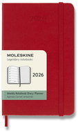 MOLESKINE 2026 S weekly, hard cover, red - Planner