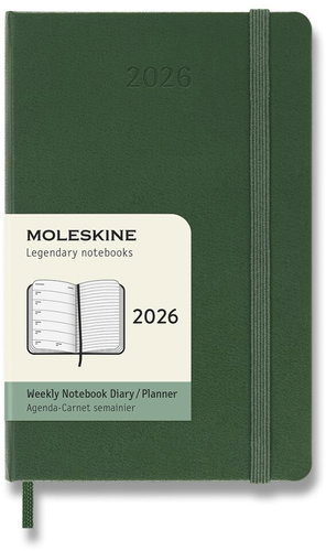 MOLESKINE 2026 S weekly, hard cover, green - Planner - Main image
