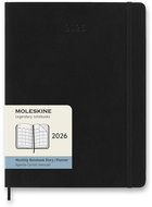 MOLESKINE 2026 XL monthly, soft plates, black - Planner