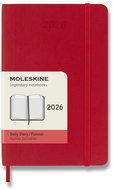 MOLESKINE 2026 S daily, soft plate, red - Planner