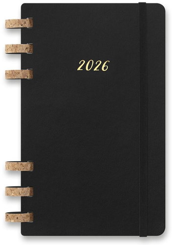 MOLESKINE 2026 Spirál L, kemény borító, fekete - Határidőnapló - Fő fotó