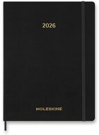 MOLESKINE 2025-2026 Essential XXL vertikální týdenní, měkké desky, černý - Diář