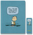 MOLESKINE Peanuts XL, linkovaný, modrý
