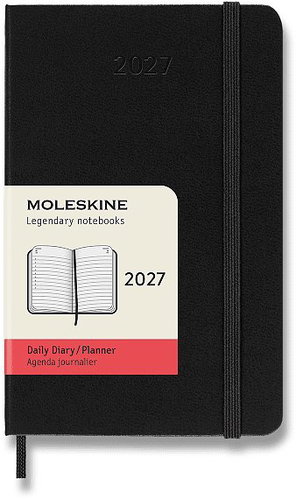 MOLESKINE 2027 S Daily, Hard Cover, Black - Planner - Main image