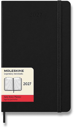 MOLESKINE 2027 Large Daily Diary, Hard Cover, Black - Planner - Main image