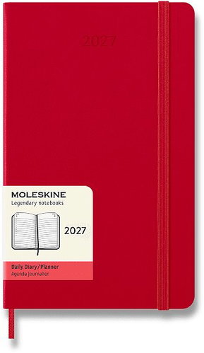 MOLESKINE 2027 L Daily, Hard Cover, Red - Planner - Main image