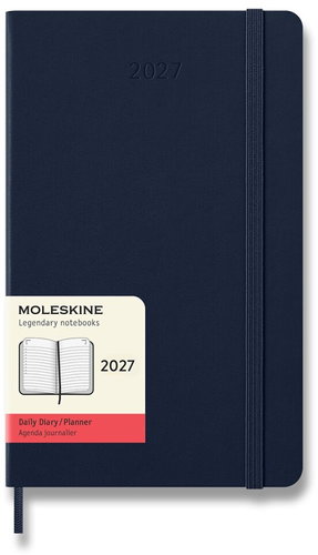 MOLESKINE 2027 L Daily, Hard Cover, Blue - Planner - Main image