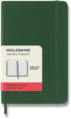 MOLESKINE 2027 Daily, Soft Cover, Green - Planner - Main image