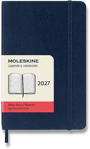MOLESKINE 2027 S Daily, Soft Cover, Blue - Planner - Main image
