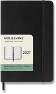 MOLESKINE 2027 S Weekly, Soft Cover, Black - Planner