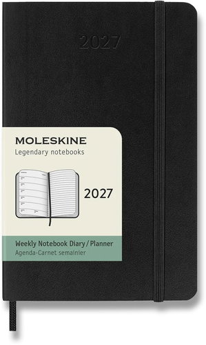 MOLESKINE 2027 S Weekly, Soft Cover, Black - Planner - Main image