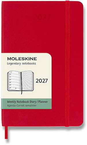 MOLESKINE 2027 Weekly, Soft Cover, Red - Planner - Main image
