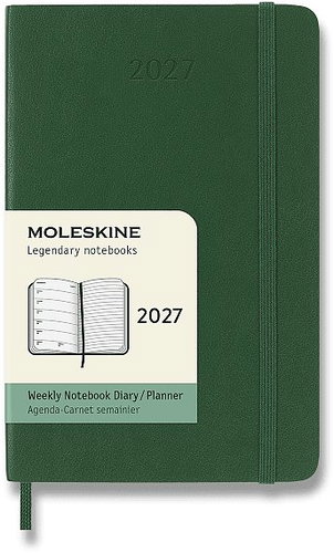 MOLESKINE 2027 Weekly, Soft Cover, Green - Planner - Main image