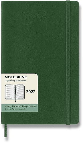 MOLESKINE 2027 L Weekly, Soft Cover, Green - Planner - Main image