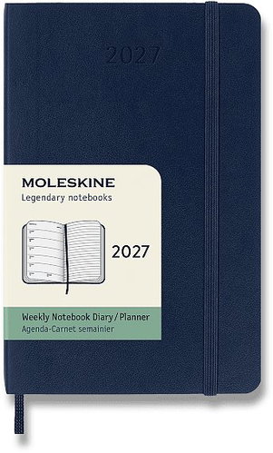 MOLESKINE 2027 S Weekly, Soft Cover, Blue - Planner - Main image