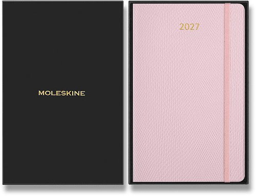 MOLESKINE 2027 Precious & Ethical Large Weekly Notebook, Soft Cover, Pink - Planner - Main image