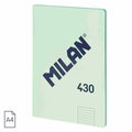 MILAN lepený A4 s linkovaným papírem, zelený