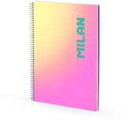 MILAN Sunset A4 ring binder, lined, pink - Journal