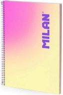 MILAN Sunset A4 ring-bound notebook, lined, yellow - Journal
