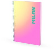 MILAN Sunset A4 squared ring binder, pink - Journal