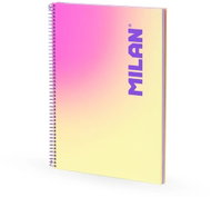 MILAN Sunset A4 ring binder, squared, yellow - Journal