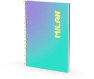 MILAN Sunset glued A4, turquoise - Journal