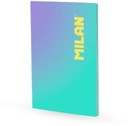 MILAN Sunset glued A4, squared, turquoise - Journal