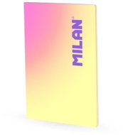 MILAN Sunset glued A4, squared, yellow - Journal