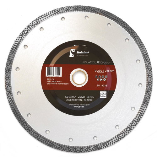 Molatool diamond cutting wheel 230 × 2,0 × 22,2 mm Industry Profi - Diamond Disc - Main image