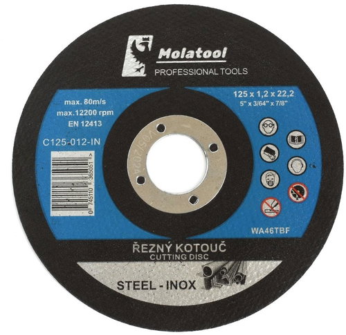 Molatool Profi cutting wheel 125 × 1.2 × 22.2 mm - Cutting Disc - Main image