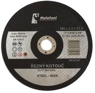 Molatool Standard Cutting Wheel 180 × 2.5 × 22.2 mm - Cutting Disc