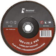 Laminated grinding wheel Molatool Korund 180 mm P40 - Lamellar Disc