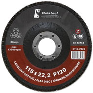 Laminated grinding wheel Molatool Korund 115 mm P120 - Lamellar Disc