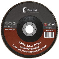 Laminated grinding wheel Molatool Korund 150 mm P120 - Lamellar Disc
