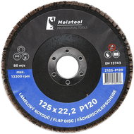 Molatool VSM Zircon 125 mm P120 Laminated grinding wheel - Lamellar Disc